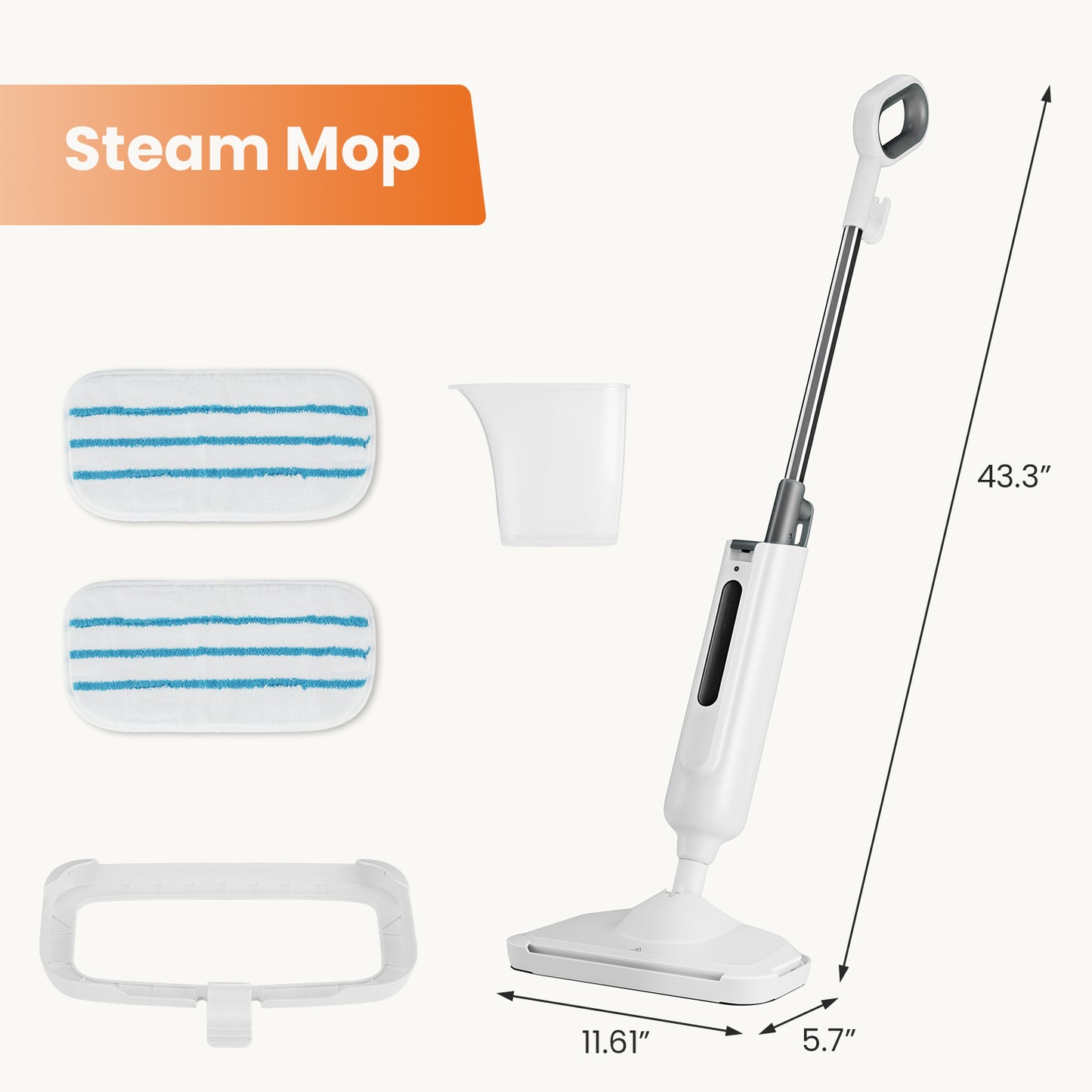 SteamAce Lite™ — Lightweight Steam Mop